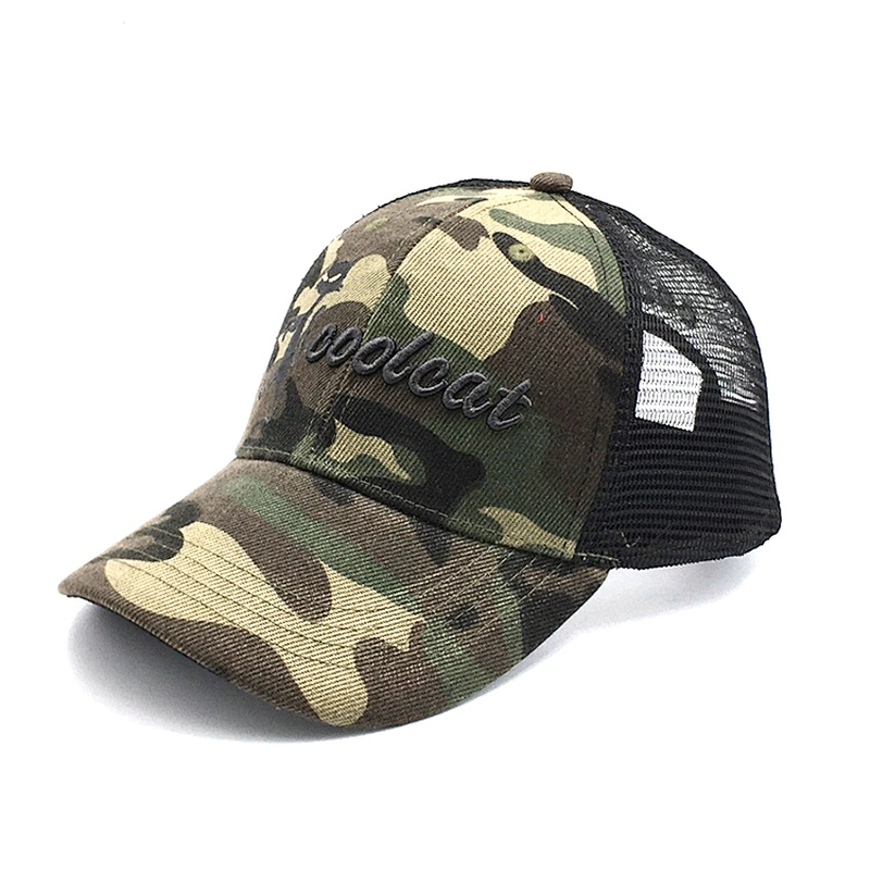 Factory Promotional Man Sports Baseball Caps Military Uniforms trucker hat