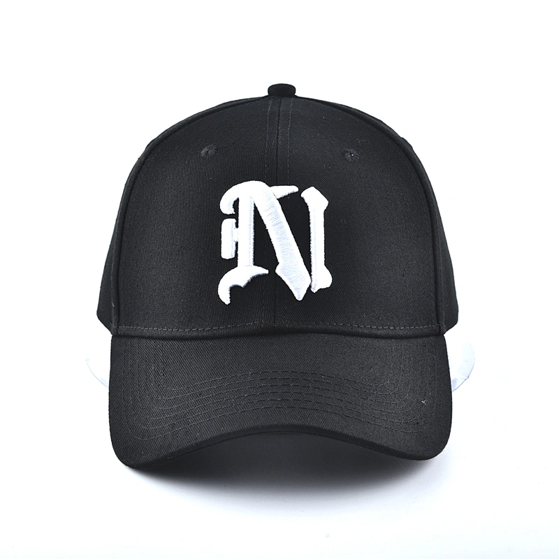 3D Embroidered logo Hats 6 Panel Curved Brim Cotton unisex Baseball Casquette