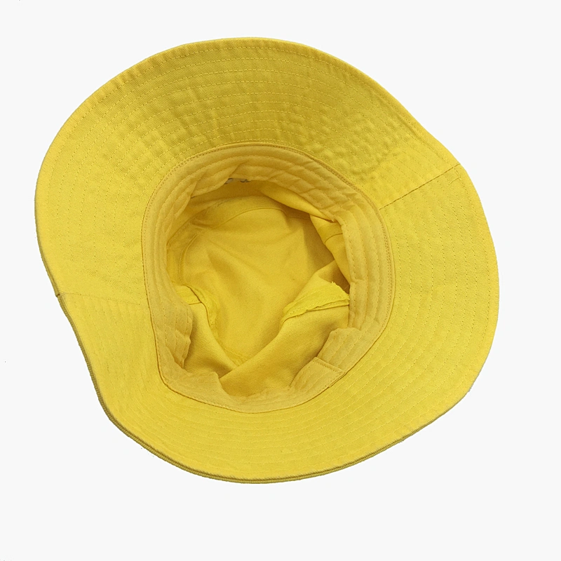2019 Embroidery Logo Fisherman Hat Cotton Bucket Hat