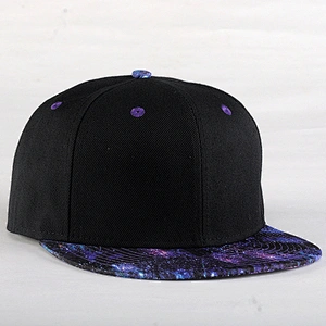 Starry Sky Pattern Wholesale  Boys Mens Snapback Plate Sport Caps