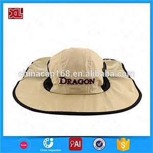 Mans Sun UV Protection Fishing Bucket Hats Cap with Neck Cover Ear Flap