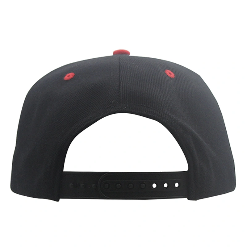 Hiphop Man Flat Bill Snap Back Cap Hat with Custom Embroidery Logo