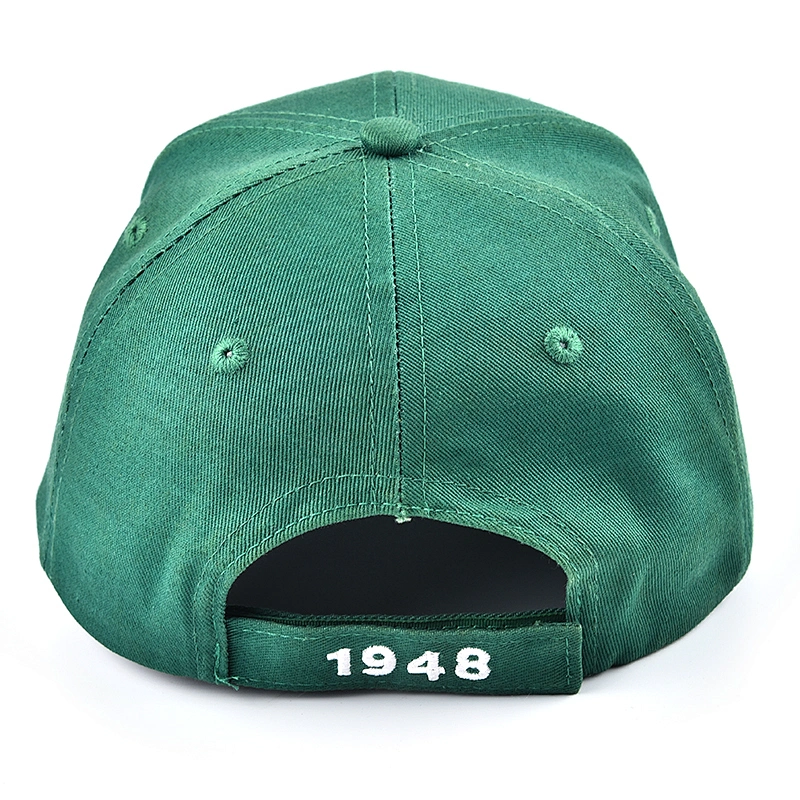 customized made cotton twill 6 panel structured sports baseball cap and hat with embroidery and logo