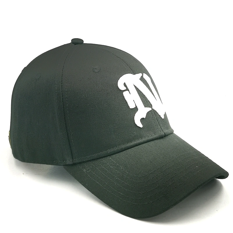 Luxury Customized 3D Embroidery Sunscreen 100% Cotton Fitted Baseball Cap