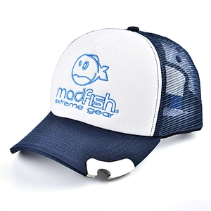 5 Panel Foam and Mesh Baseball Gorras Caps with Bottle Opener