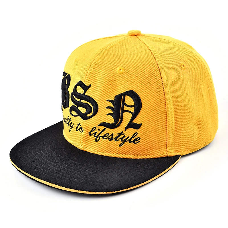 Whole sale Snapback hats with Embroidered logo snapback Acrylic snapback