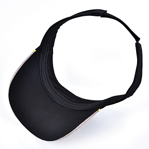 fashion Sports Cotton lighted Sun Visor cap with embroidery logo wholesale factory price sunscreen custom
