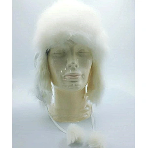 Wholesale Factory Women Russian Winter Hat Caps with Ear Flaps and Fur Balls