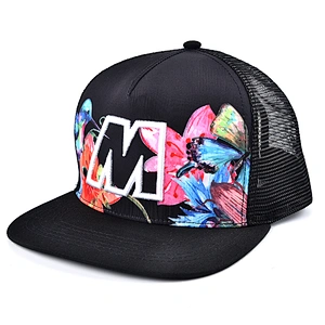 fashion wholesale embroidery logo mesh  hat,custom  cap
