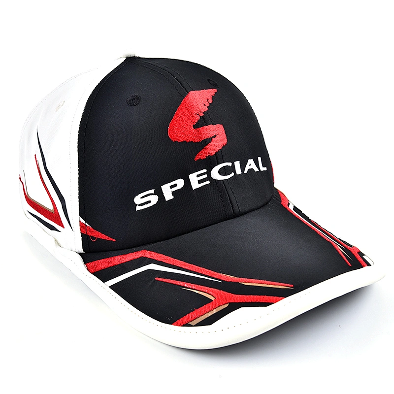 Professional Factory Free Sample Fashion Embroidery Black Baseball Caps