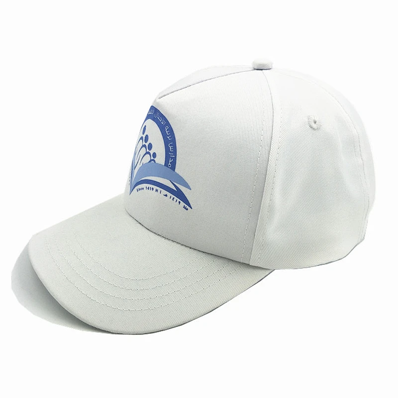 Cheap Promotional advertising caps with printing logo in polyester material factory direct for good sale