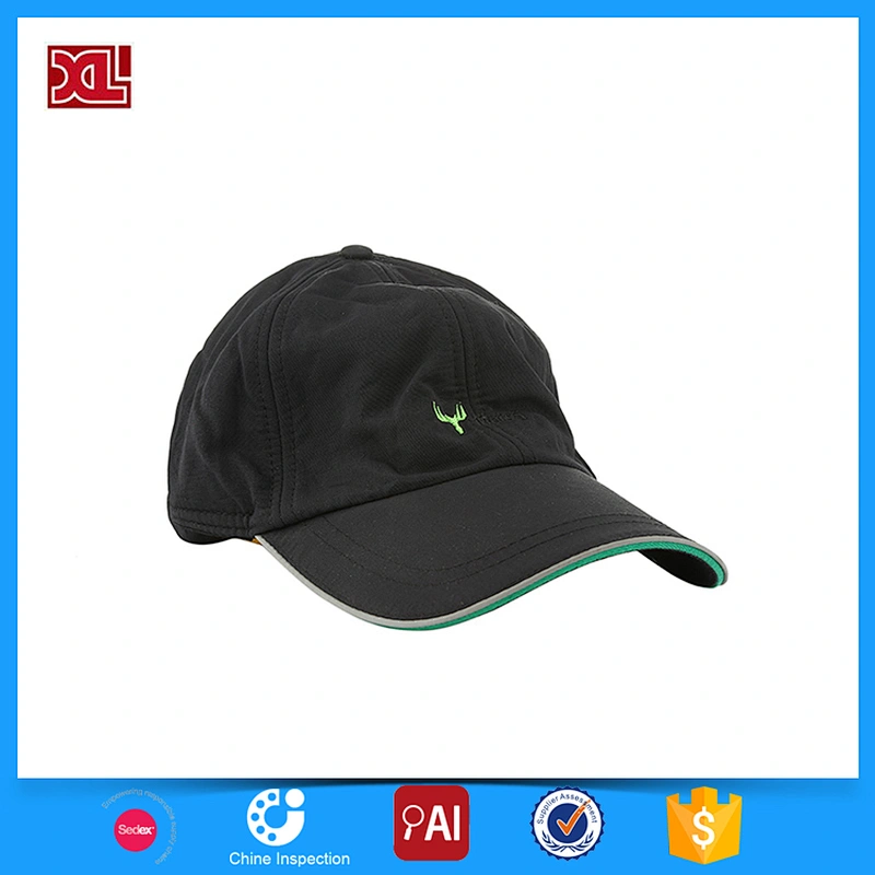 men  black winter baseball cap hat with adjustable string
