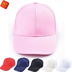 manufacturer wholesale promotional high quality blank 100% cotton baseball cap & hat from china with stock