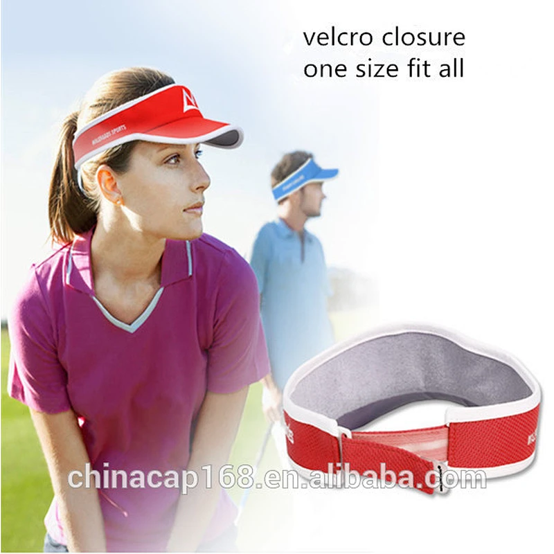 Empty top sweat-absorbent folding sun visor gorras tennis sport caps