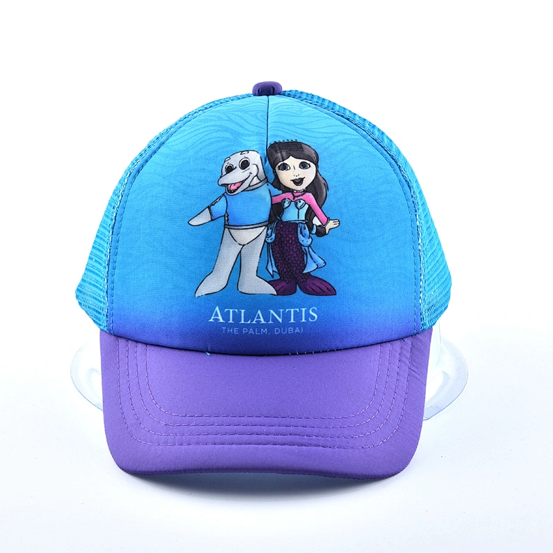 Children 5 panel trucker hats kids mesh and foam sport caps
