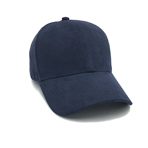 Cotton Suede Fabric Baseball Caps Hat  Plain Solid Visor in Stock
