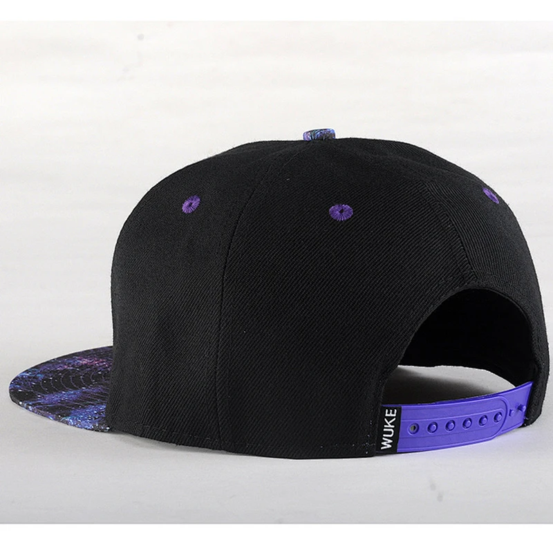Starry Sky Pattern Wholesale  Boys Mens Snapback Plate Sport Caps