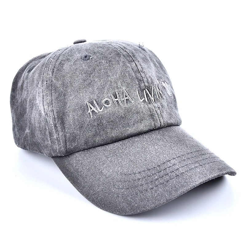 Oem Odm Embroidery Logo Washed Practical 100% Cotton Fashion Baseball Cap