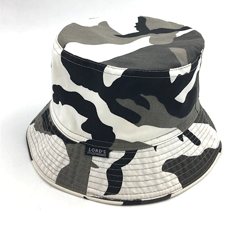Sun Protection Fisherman hat Camouflage Bucket Cap for Teenager