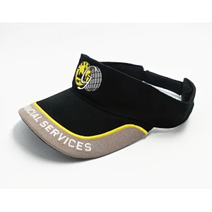 High Quality Breathable sun Protection visor with constrasting binding