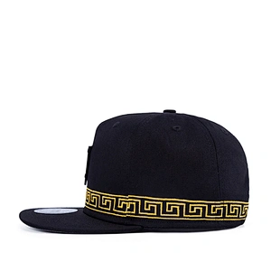 factory wholesale men 100% cotton fabric snapback flat bill fitted hats gorras