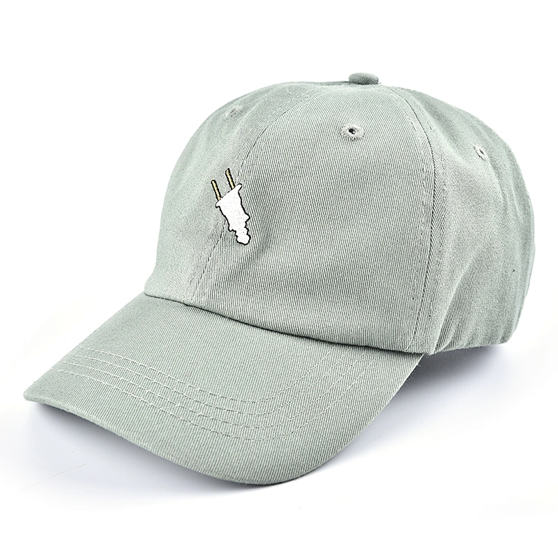 High quality unstructured 6 panel hat with customized logo cap