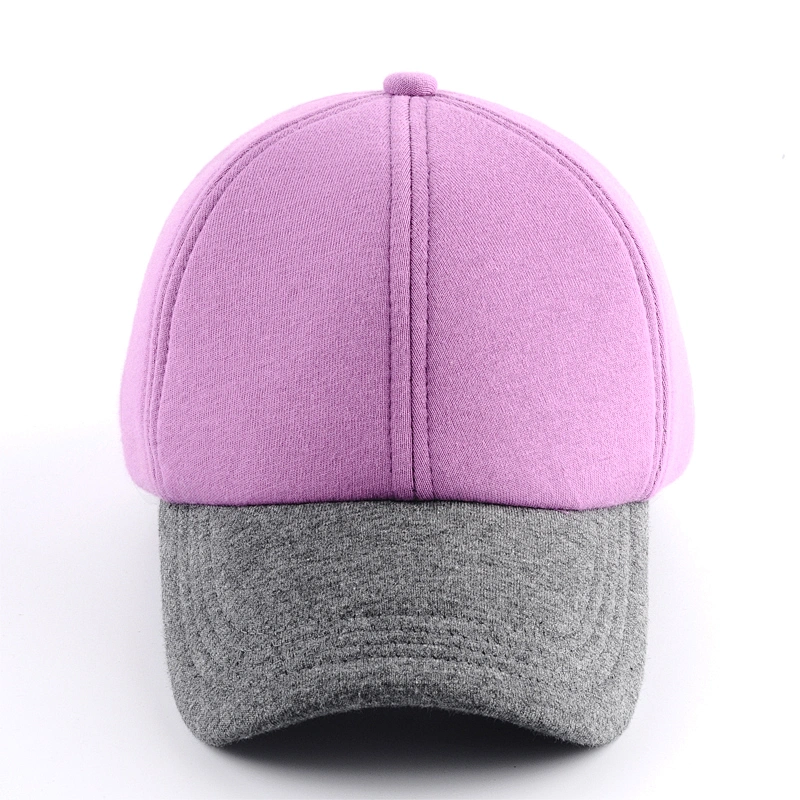 Foam fabric 6panel casquette cap plain logo hat