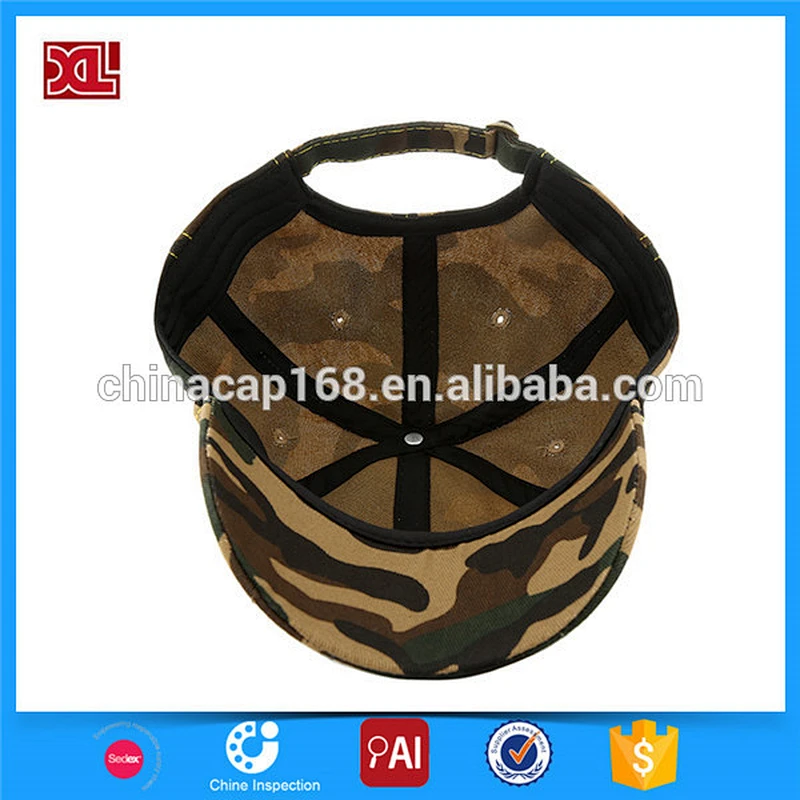custom males 6 panel camo military army uniform baseball caps and hats