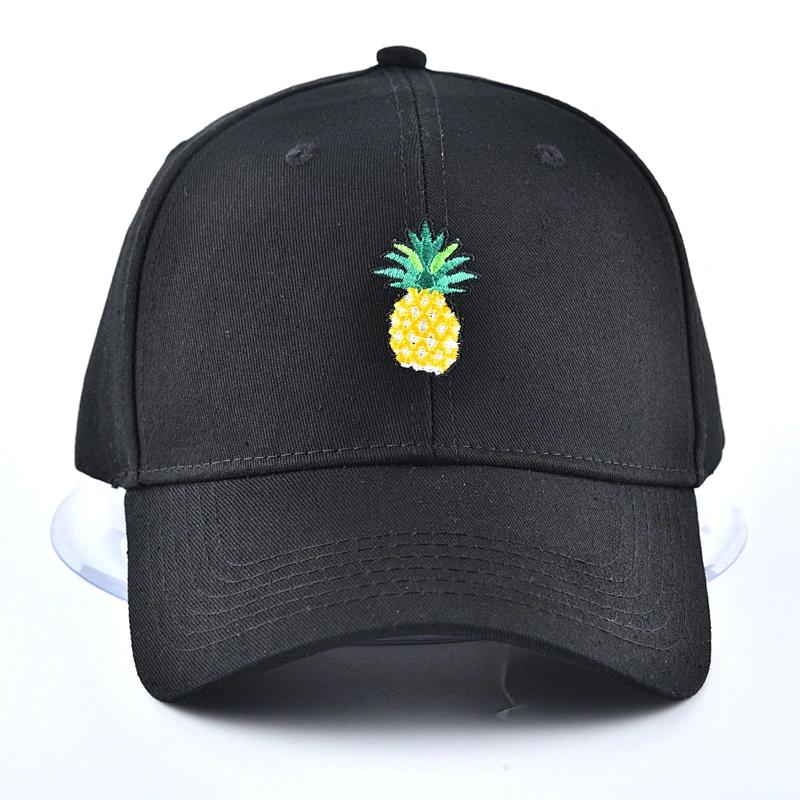 Hot sale embroidery logo curve brim custom twill cotton black dad hat 6 panel baseball caps manufacturers