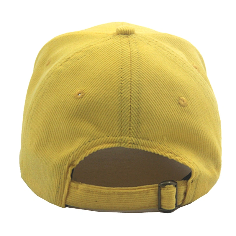 Custom Logo Corduroy Unisex Baseball Winter Dad Cap Hat in Stock