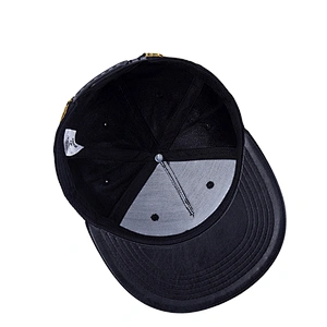 factory wholesale men 100% cotton fabric snapback flat bill fitted hats gorras