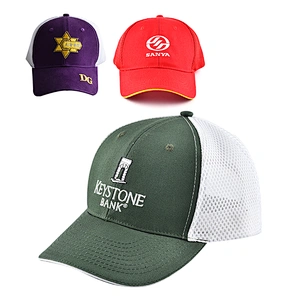 6 panel mesh hat wholesale factory price baseball sport cap golf cap custom cap