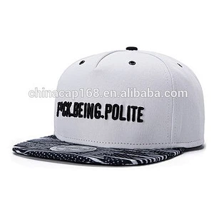 5 Panels Pu Leather Flat Visor Males Snap Back Truker Gorras Caps