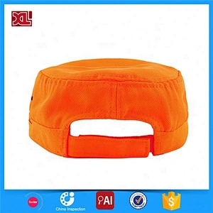China Supplier Flat Top Men Military uniform Hat Cap