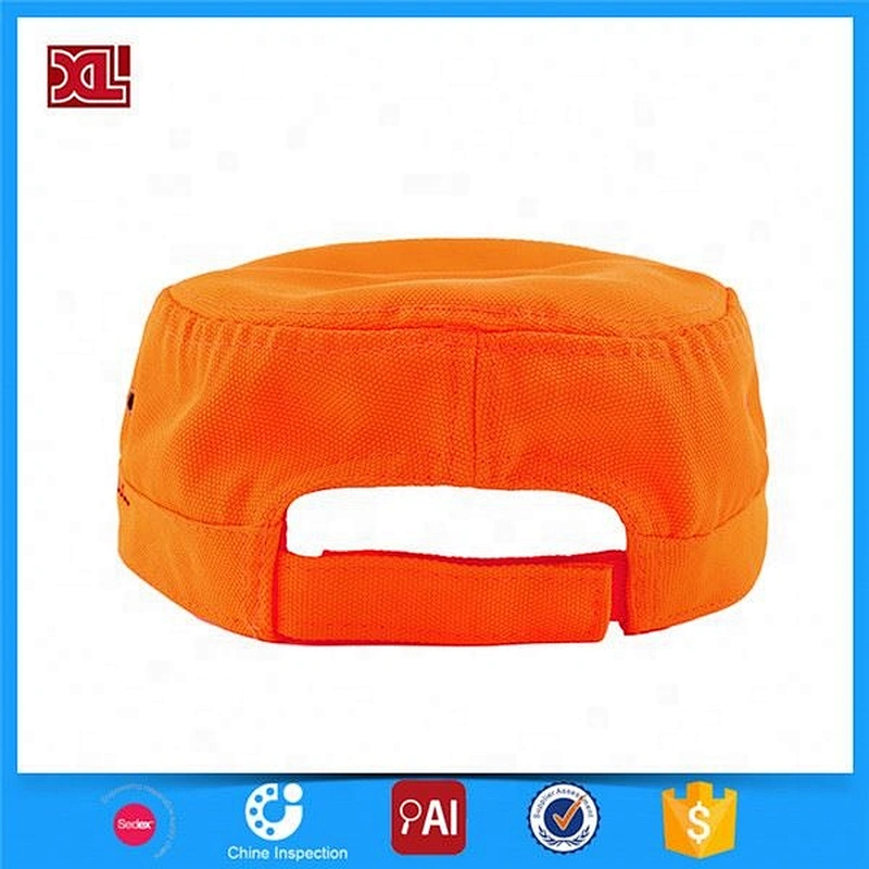 China Supplier Flat Top Men Military uniform Hat Cap