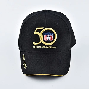 customized made cotton twill 6 panel structured sports baseball cap and hat with embroidery logo