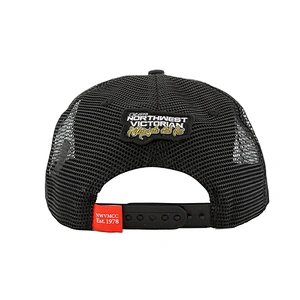 custom logo flat bill  59cm mesh snapback caps