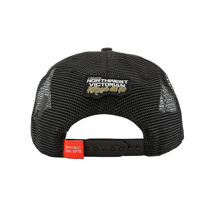 custom logo flat bill  59cm mesh snapback caps