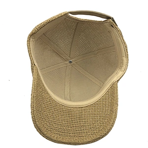 Wholesale straw hat summer baseball caps