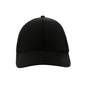Mens and women black 6 panel cotton plain winter golf baseball hats caps