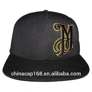 wholesale Men  Flat Brim Snap Back Gorras Caps With Embroidery Logo