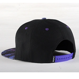 Fashion Flower Starry Sky hats and caps men Flat Brim Snapback Caps