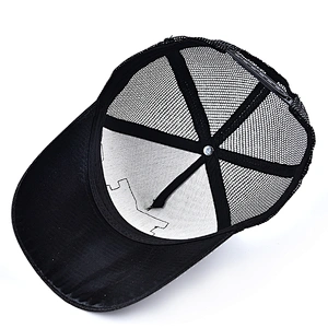 Ponytaily Trucker Cap Sports Glitter Baseball Cap Mesh Women Girls Sport Hat 6 Panel Adjustable Cotton Bling Sunshade Cap