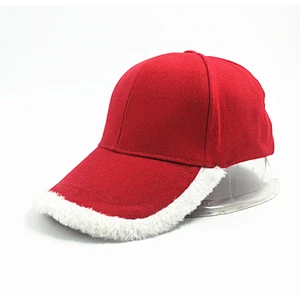 Winter baseball cap Custom logo baseball cap Red baseball cap
