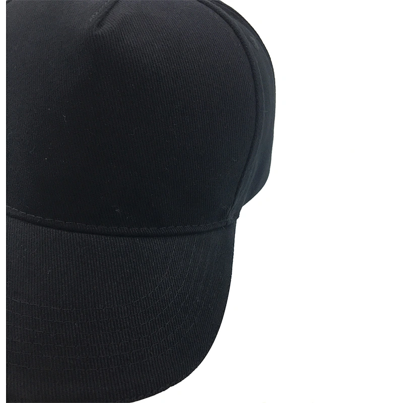 Wholesale stock plain 5 panel cap cotton twill unisex baseball cap