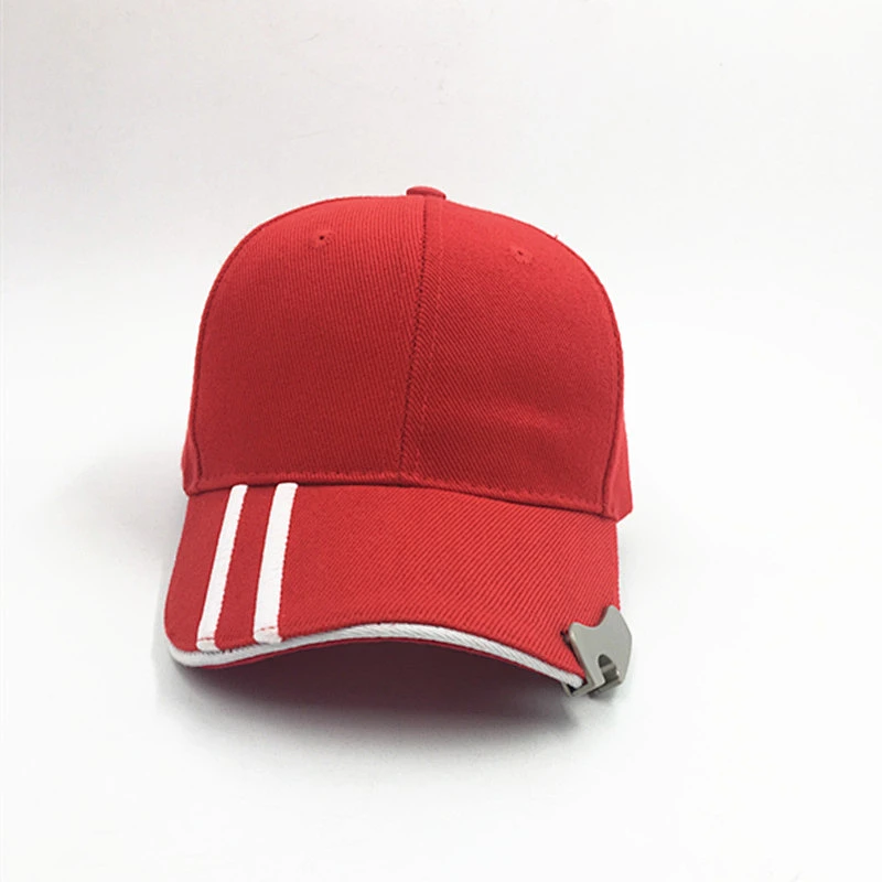 high quality 6 Panel Cotton embroidered logo Baseball Sport Cap Hat with Bottle Opener