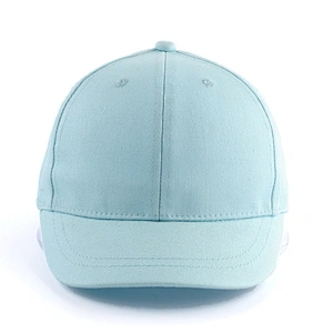 Short brim children hat 6 panel kids baseball caps