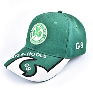 customized made cotton twill 6 panel structured sports baseball cap and hat with embroidery and logo