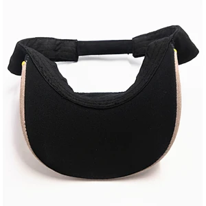 High Quality Breathable sun Protection visor with constrasting binding