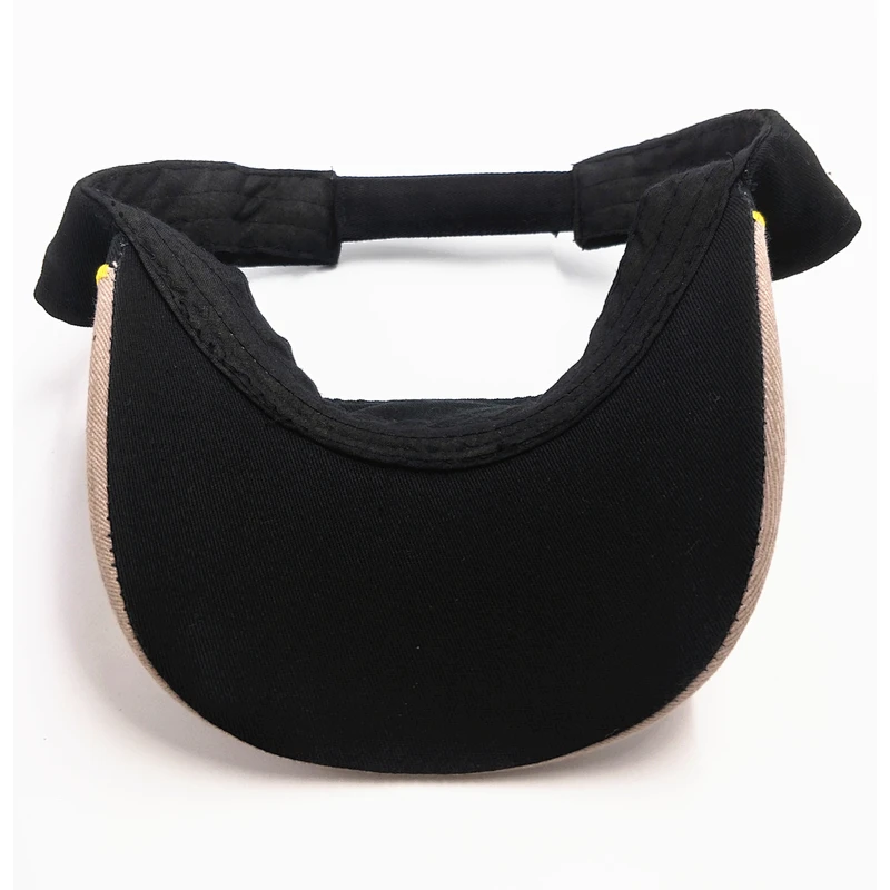 High Quality Breathable sun Protection visor with constrasting binding